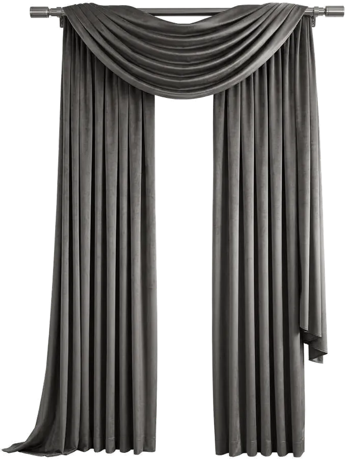 ม่านหลุยส์ MR Curtain — swag and tail curtains